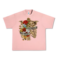 Salmon Kinda Emotionless Kinda Emotional Skeleton Urban Heavy Tee - RanaPortraitStore