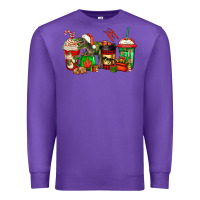 Purple trex coffee cups Premium Sweatshirt - Jasminsmagicworld