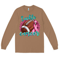 Toasted Coconut Tackle Cancer Football Long Sleeve Tee - texasbilliewilder