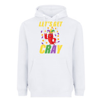 White Let's Get Cray Heavyweight Hoodie - Bettercallsaul