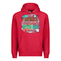 Cardinal she works willingly with her hands Premium Hoodie - NancyCooperArtShop