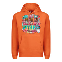 Carrot she works willingly with her hands Premium Hoodie - NancyCooperArtShop