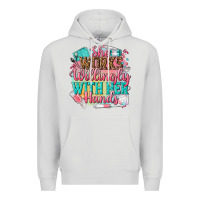 Dove Grey she works willingly with her hands Premium Hoodie - NancyCooperArtShop
