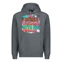 Rock she works willingly with her hands Premium Hoodie - NancyCooperArtShop