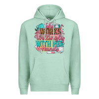 Seafoam she works willingly with her hands Premium Hoodie - NancyCooperArtShop