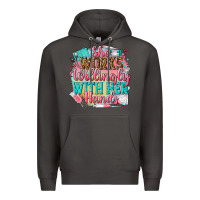Smoke she works willingly with her hands Premium Hoodie - NancyCooperArtShop