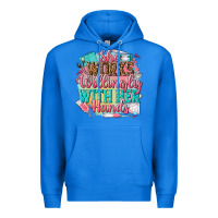 True Royal she works willingly with her hands Premium Hoodie - NancyCooperArtShop