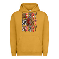 Pigment Peanut Butter Merry Merry Merry Christmas Lightning Bolt Urban Hoodie - BundleAndBundleShop