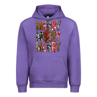 Tulip Merry Merry Merry Christmas Lightning Bolt Urban Hoodie - BundleAndBundleShop