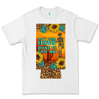 White don't jesus done it that way western skeleton  12 oz can cooler  (slim Premium Tee - Artiststas