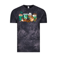 Cloud Black dog coffee cups Vintage Tee - texasbilliewilder