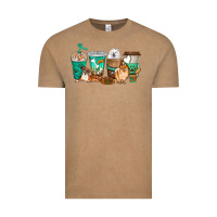 Vintage Coffee dog coffee cups Vintage Tee - texasbilliewilder