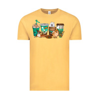 Vintage Mustard dog coffee cups Vintage Tee - texasbilliewilder