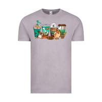 Vintage Zinc dog coffee cups Vintage Tee - texasbilliewilder