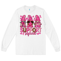 White Support Squad with Gnomes Long Sleeve Tee - texasbilliewilder