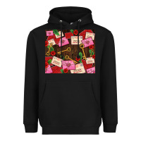 Black love letters tumbler Heavyweight Hoodie - AdoDesignShop