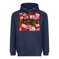 Navy love letters tumbler Heavyweight Hoodie - AdoDesignShop