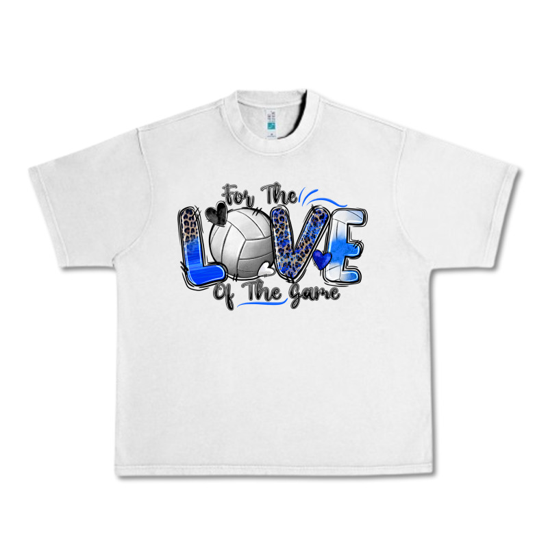 For The Love Of The Game Volleyball Urban Heavy Tee by Zillion Design Studio | Teevron