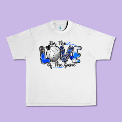 For The Love Of The Game Volleyball Urban Heavy Tee Designed By Zillion Design Studio