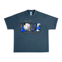Midnight Navy for the love of the game volleyball Urban Heavy Tee - Zillion Design Studio