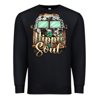 Black hippie soul caravan Premium Sweatshirt - BarkalooDesign