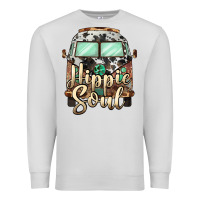 Dove Grey hippie soul caravan Premium Sweatshirt - BarkalooDesign