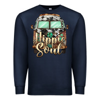 Navy hippie soul caravan Premium Sweatshirt - BarkalooDesign
