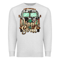 Oatmeal Heather hippie soul caravan Premium Sweatshirt - BarkalooDesign