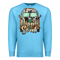 Ocean Blue hippie soul caravan Premium Sweatshirt - BarkalooDesign