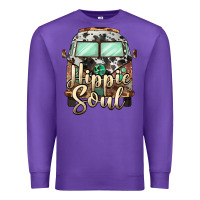 Purple hippie soul caravan Premium Sweatshirt - BarkalooDesign
