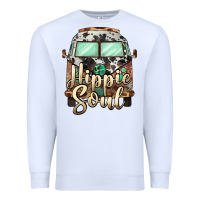 White hippie soul caravan Premium Sweatshirt - BarkalooDesign