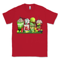 Red tennis coffee cups Classic Tee - Zillion Design Studio