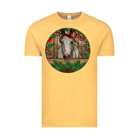 Vintage Mustard Christmas Horse Vintage Tee - RanaPortraitStore