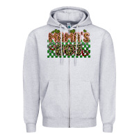 Heather Grey valentines day mama's boy olivia Zipper Hoodie - OliviaCreatesArt
