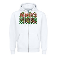 White valentines day mama's boy olivia Zipper Hoodie - OliviaCreatesArt