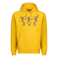 Lemon dancing skeleton christmas Premium Hoodie - MaliasSmallBusiness