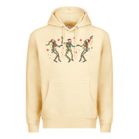 Pina Colada dancing skeleton christmas Premium Hoodie - MaliasSmallBusiness