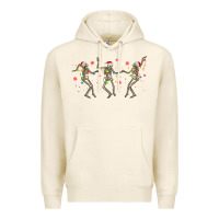 Tofu dancing skeleton christmas Premium Hoodie - MaliasSmallBusiness