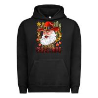 Pigment Black Cowboy Christmas Santa Urban Hoodie - BundleAndBundleShop