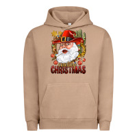 Pigment Burro Cowboy Christmas Santa Urban Hoodie - BundleAndBundleShop
