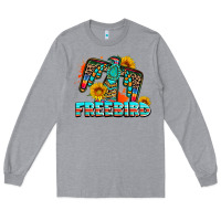 Heather Grey freebird thunderbird Long Sleeve Tee - AdoDesignShop