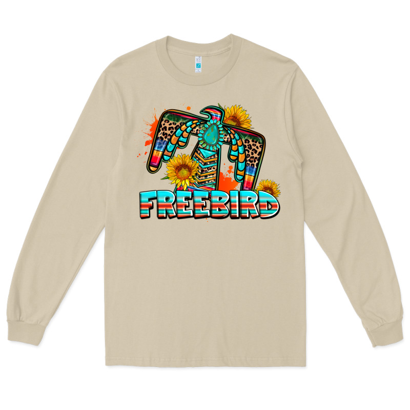 Freebird Thunderbird Long Sleeve Tee by AdoDesignShop | Teevron