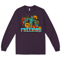 Plum freebird thunderbird Long Sleeve Tee - AdoDesignShop
