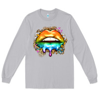 Moon Dust rainbow lips Long Sleeve Tee - Zillion Design Studio