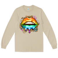 Mushroom rainbow lips Long Sleeve Tee - Zillion Design Studio
