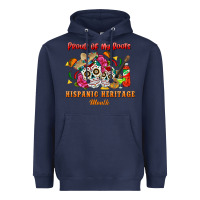 Navy proud of my roots Heavyweight Hoodie - BundleAndBundleShop