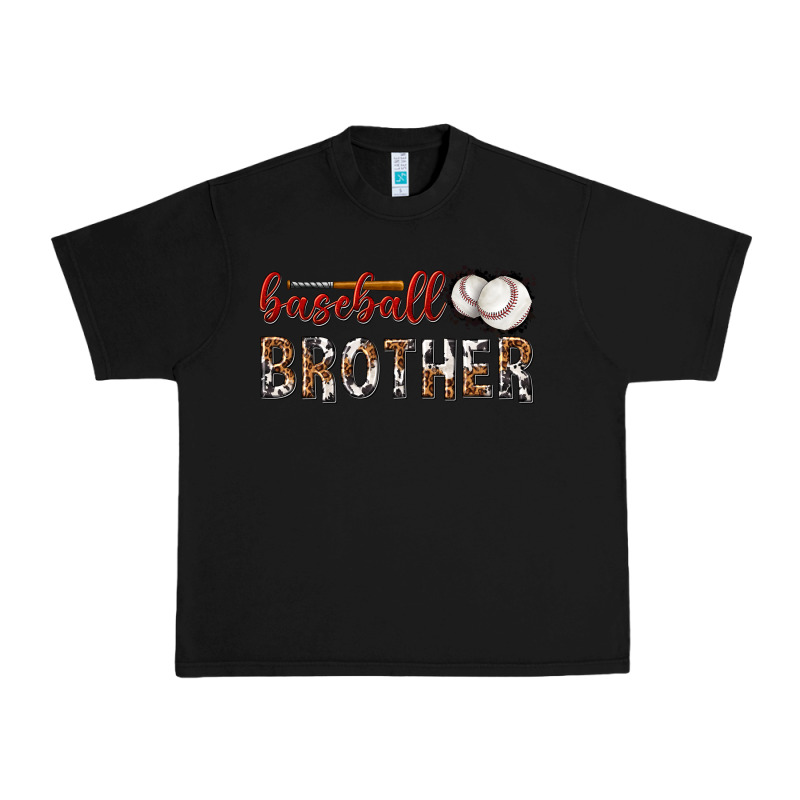 Baseball Brother With Leopard Urban Heavy Tee by texasbilliewilder | Teevron