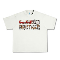 Pistachio baseball brother with leopard Urban Heavy Tee - texasbilliewilder