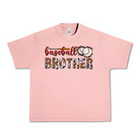Salmon baseball brother with leopard Urban Heavy Tee - texasbilliewilder