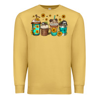 Antique Gold sloth coffee cups Premium Sweatshirt - Jasminsmagicworld